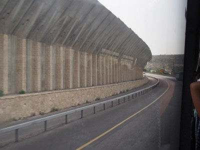 "Le mur" aux alentours de Jérusalem