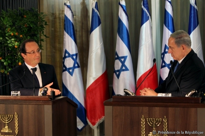 Hollande-Netanyahou conf de presse